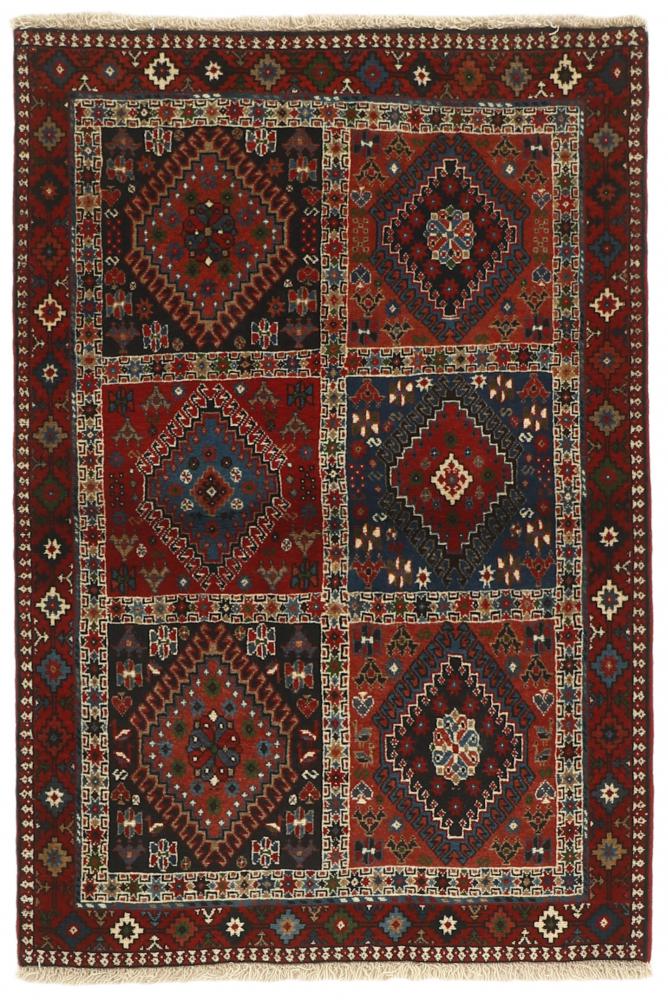 Tapis persan Yalameh 147x103 147x103, Tapis persan Noué à la main