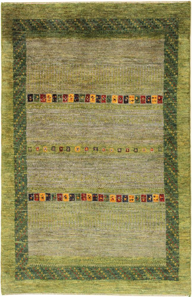 Tapis persan Persan Gabbeh Loribaft Nature 165x107 165x107, Tapis persan Noué à la main