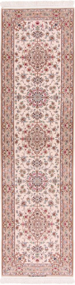 Perserteppich Isfahan Seidenkette 316x85 316x85, Perserteppich Handgeknüpft