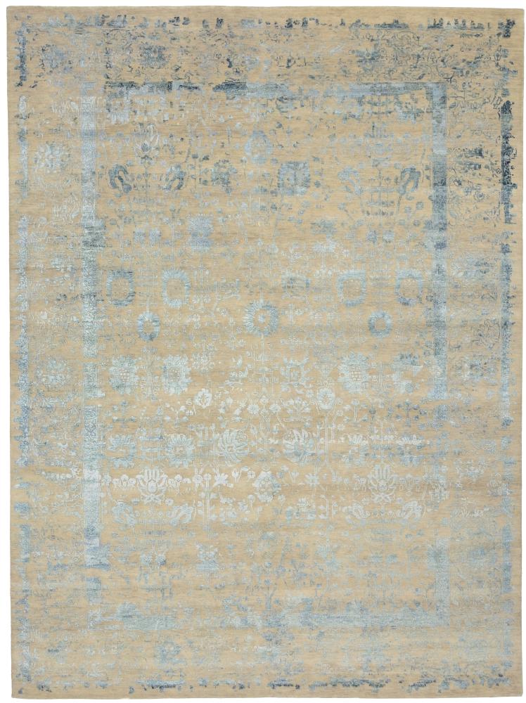 インドのカーペット Sadraa 11'3"x8'1" 11'3"x8'1",  ペルシャ絨毯 手織り