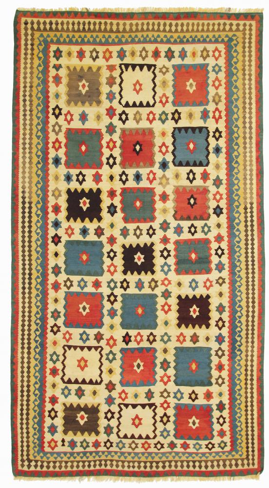 Tapis persan Kilim Fars Old Style 297x159 297x159, Tapis persan Tissé à la main