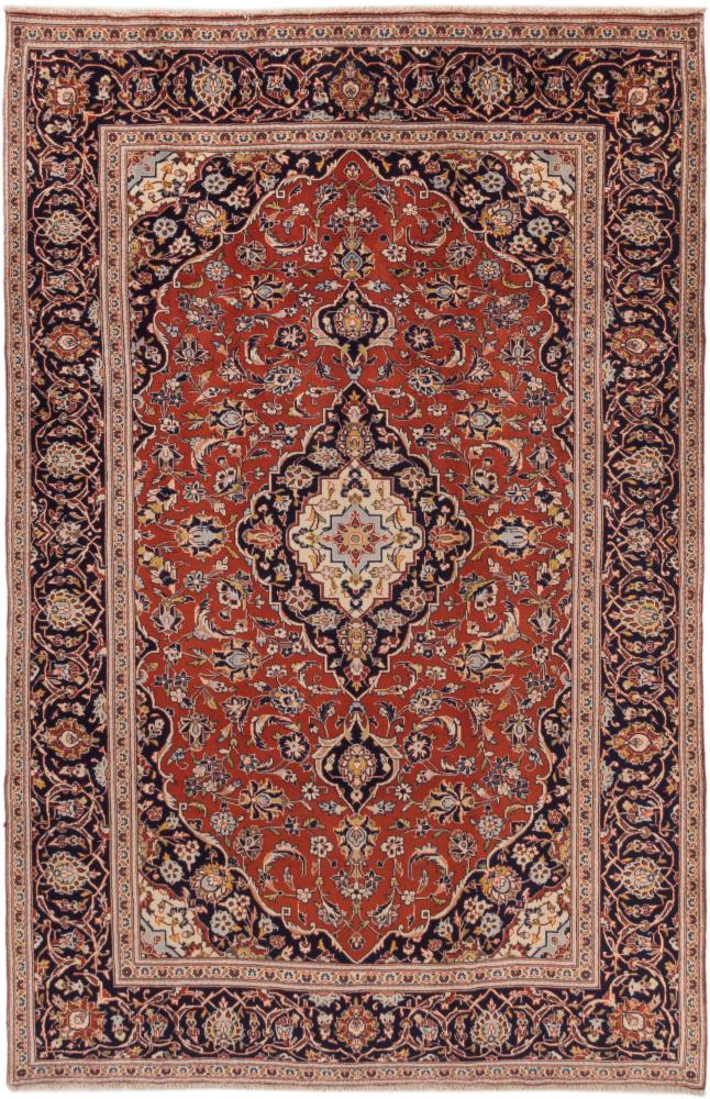 Persian Rug Keshan 9'10"x6'5" 9'10"x6'5", Persian Rug Knotted by hand