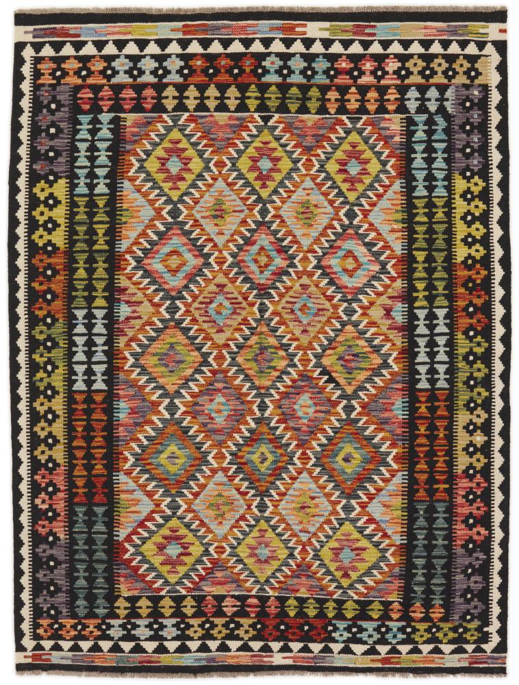 Afghan rug Kilim Afghan 198x149 198x149, Persian Rug Woven by hand