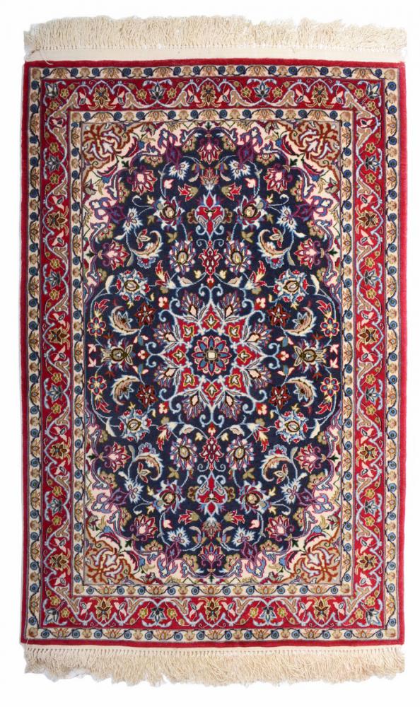 Persisk tæppe Isfahan Silketrend 105x68 105x68, Persisk tæppe Knyttet i hånden