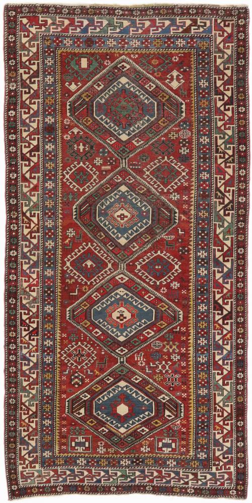 Persian Rug Shirvan Antique 258x123 258x123, Persian Rug Knotted by hand
