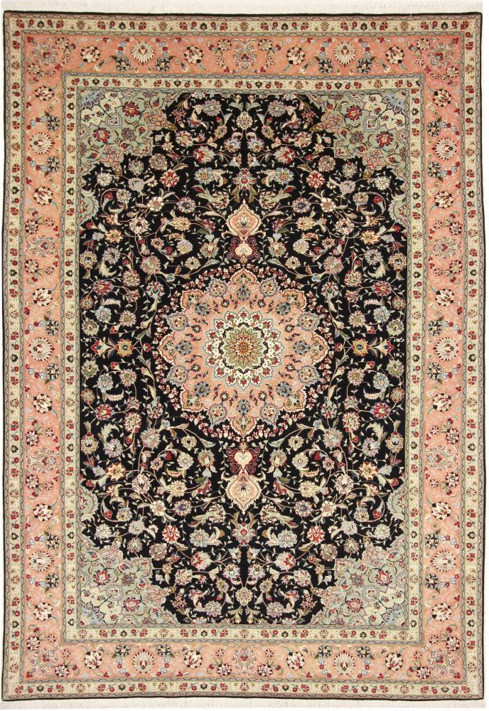 Tappeto persiano Tabriz 9'8"x6'10" 9'8"x6'10", Tappeto persiano Annodato a mano