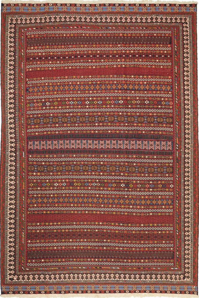 Tapis persan Kilim Fars 283x186 283x186, Tapis persan Tissé à la main