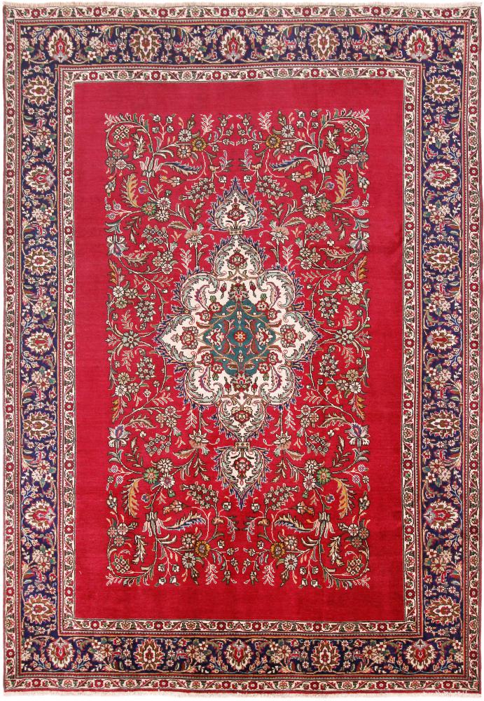 Persian Rug Tabriz 9'10"x6'9" 9'10"x6'9", Persian Rug Knotted by hand