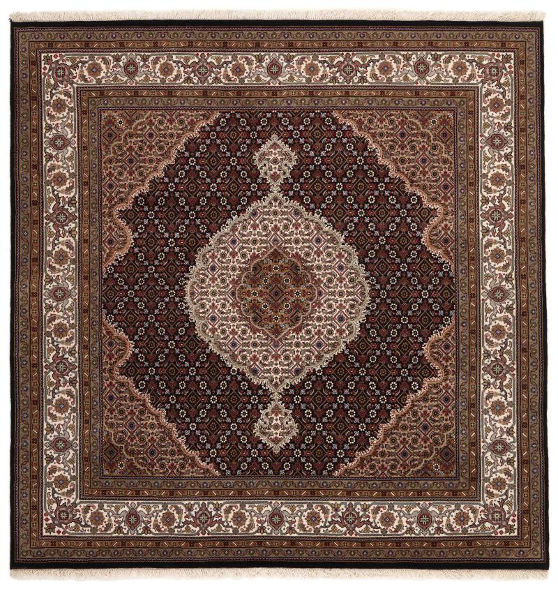 Indo rug Indo Tabriz 203x201 203x201, Persian Rug Knotted by hand