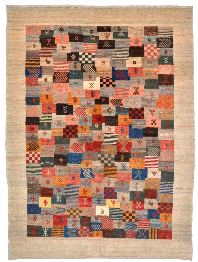 Perzisch tapijt Perzisch Gabbeh Loribaft 6'10"x5'0" 6'10"x5'0", Perzisch tapijt Handgeknoopte
