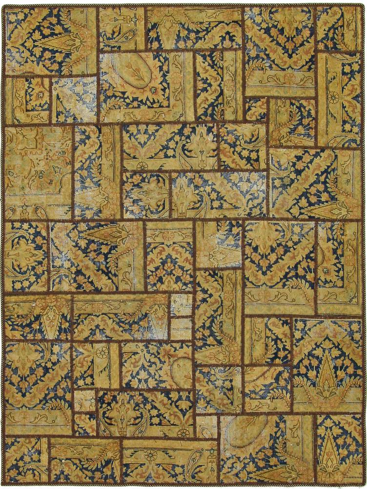 Persialainen matto Patchwork 204x153 204x153, Persialainen matto Solmittu käsin