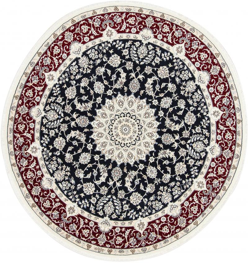 Perzisch tapijt Nain 9La Signed 207x194 207x194, Perzisch tapijt Handgeknoopte