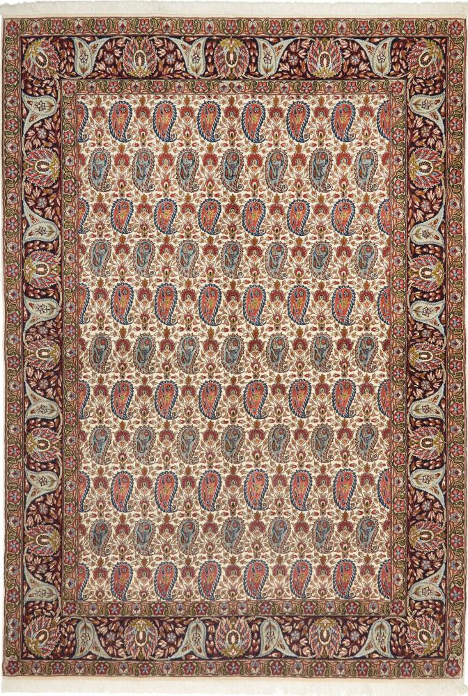Persian Rug Eilam 7'2"x4'11" 7'2"x4'11", Persian Rug Knotted by hand