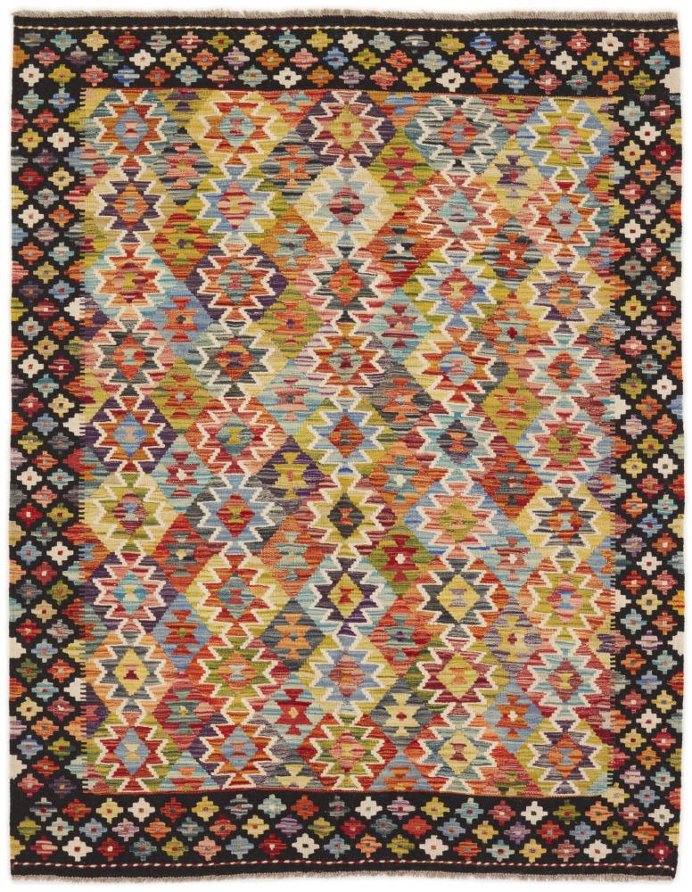 アフガンカーペット キリム アフガン 194x152 194x152,  ペルシャ絨毯 手織り