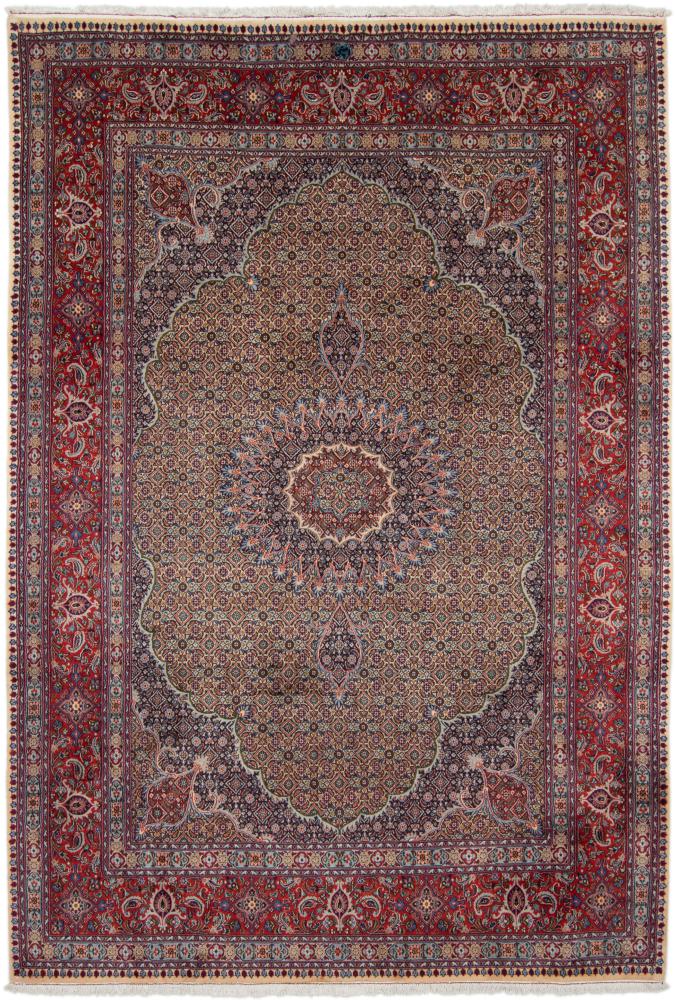 Persian Rug Moud 9'10"x6'6" 9'10"x6'6", Persian Rug Knotted by hand