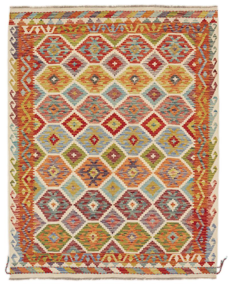 Tapete afegão Kilim Afegão 206x160 206x160, Tapete persa Tecido à mão