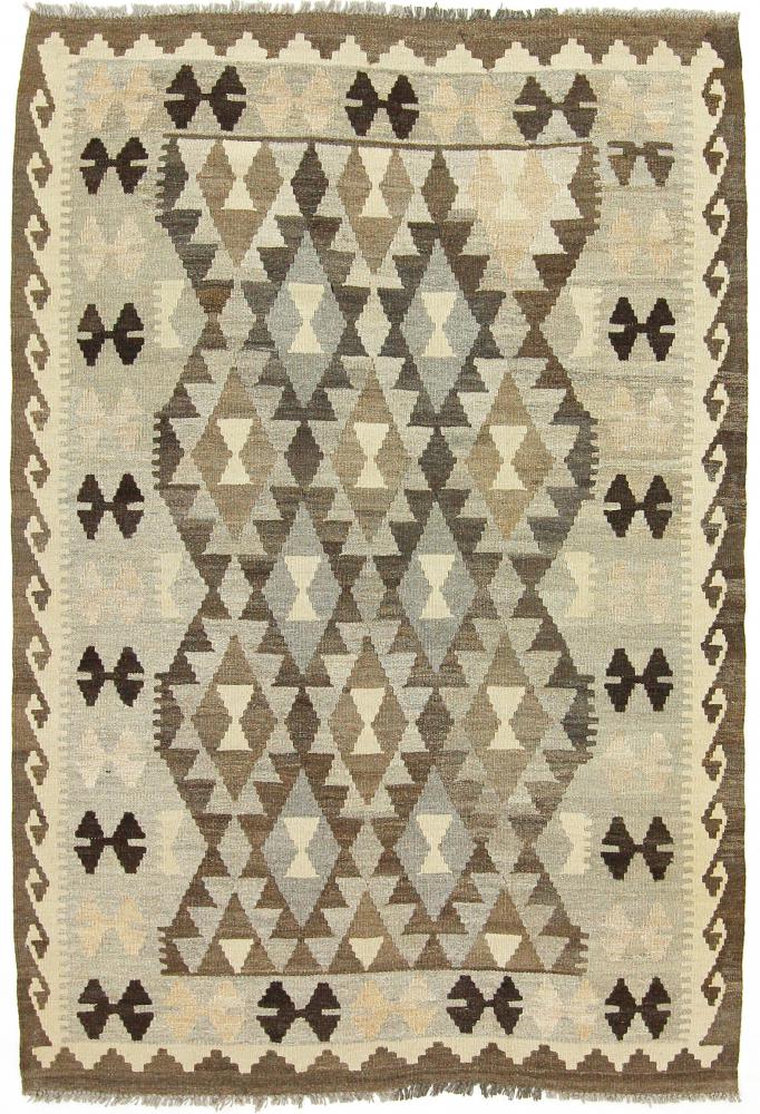 Afghan rug Kilim Afghan Heritage 5'9"x4'0" 5'9"x4'0", Persian Rug Woven by hand