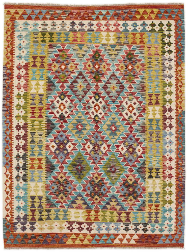 Afghanischer Teppich Kelim Afghan 199x148 199x148, Perserteppich Handgewebt
