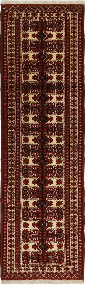  ペルシャ絨毯 トルクメン 9'7"x2'7" 9'7"x2'7",  ペルシャ絨毯 手織り