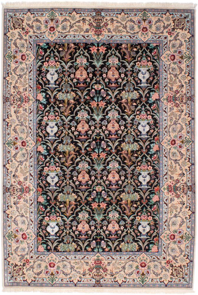 Persisk matta Isfahan Silkesvarp 232x155 232x155, Persisk matta Knuten för hand