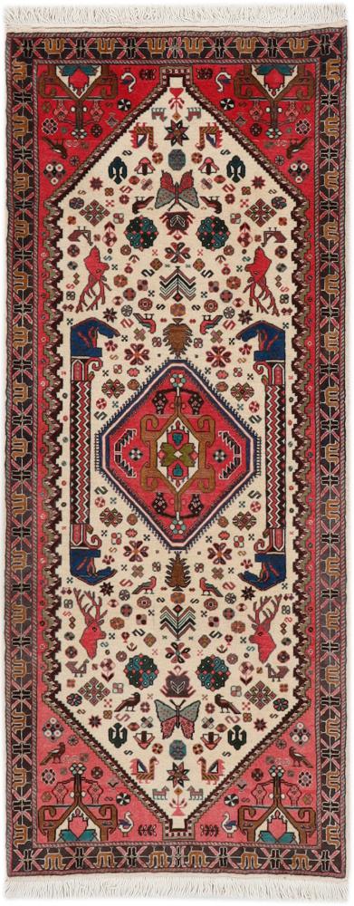 Persian Rug Shiraz 6'8"x2'9" 6'8"x2'9", Persian Rug Knotted by hand