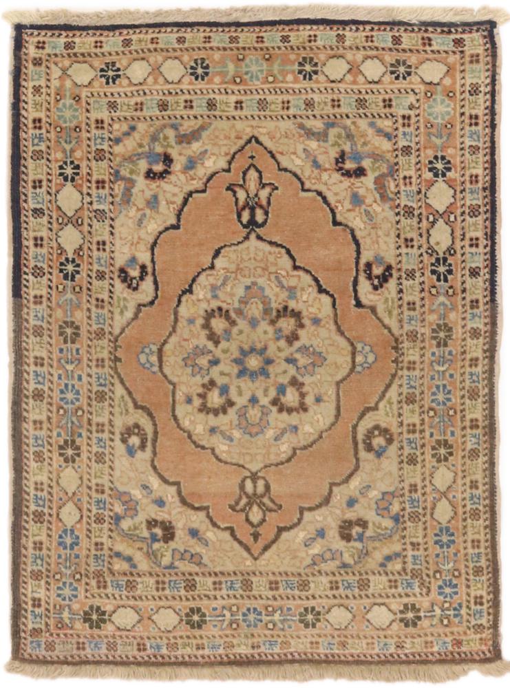 Persian Rug Tabriz Haj Jalili Old 78x57 78x57, Persian Rug Knotted by hand
