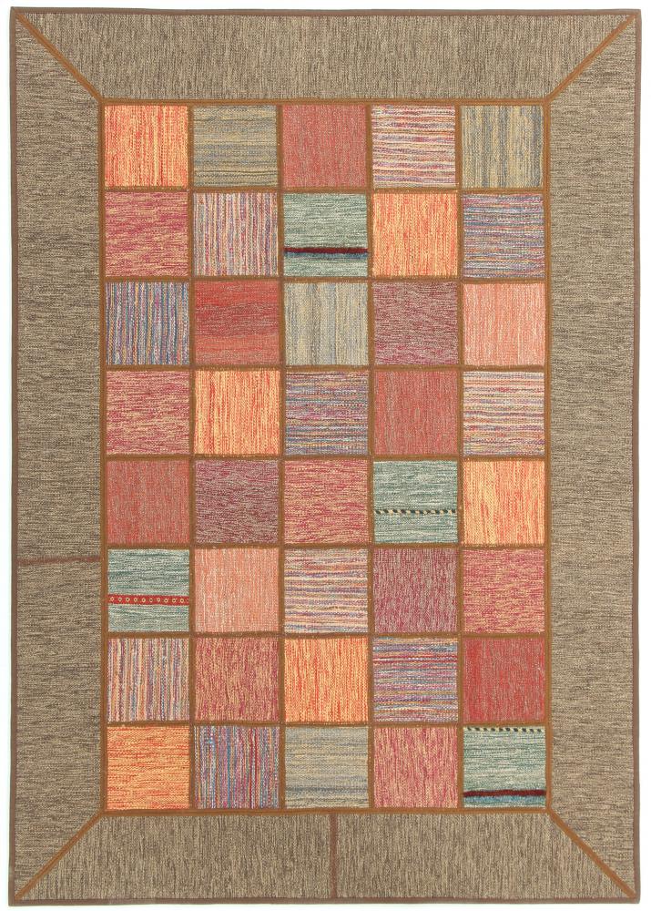  ペルシャ絨毯 キリム パッチワーク 198x139 198x139,  ペルシャ絨毯 手織り