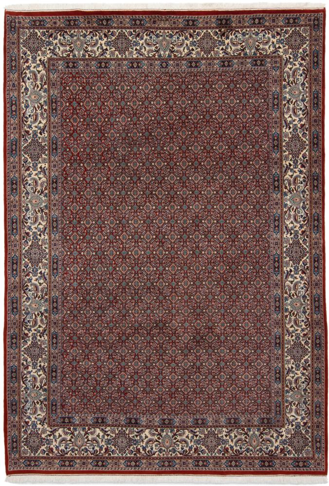 Persian Rug Moud 9'5"x6'6" 9'5"x6'6", Persian Rug Knotted by hand