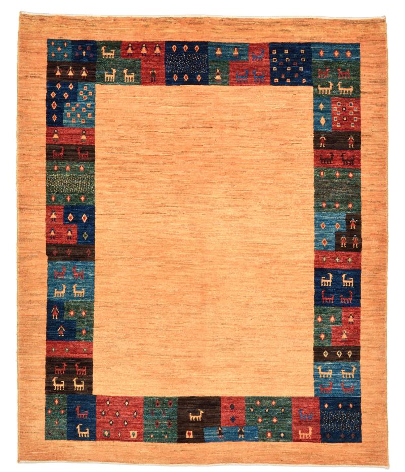 Perzsa szőnyeg Perzsa Gabbeh Loribaft 6'4"x5'2" 6'4"x5'2", Perzsa szőnyeg Kézzel csomózva