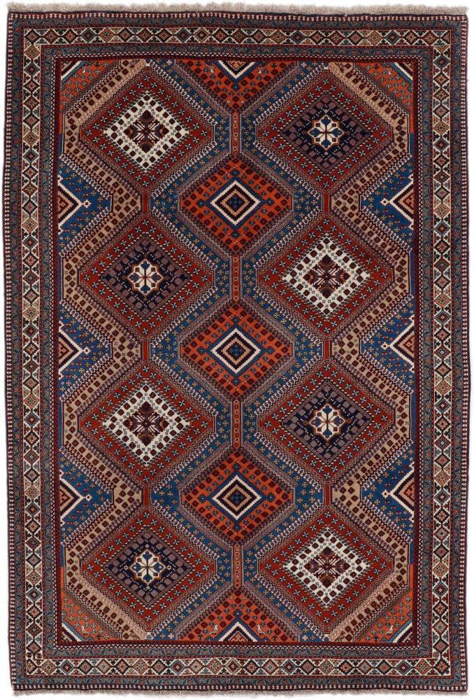 Persian Rug Yalameh 299x203 299x203, Persian Rug Knotted by hand