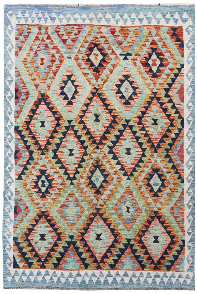 Afghan rug Kilim Afghan 213x162 213x162, Persian Rug Woven by hand