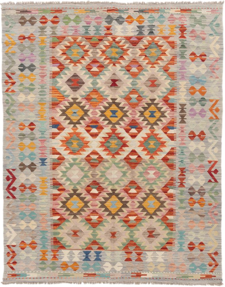 Alfombra afgana Kilim Afghan 6'4"x5'0" 6'4"x5'0", Alfombra persa Tejido a mano