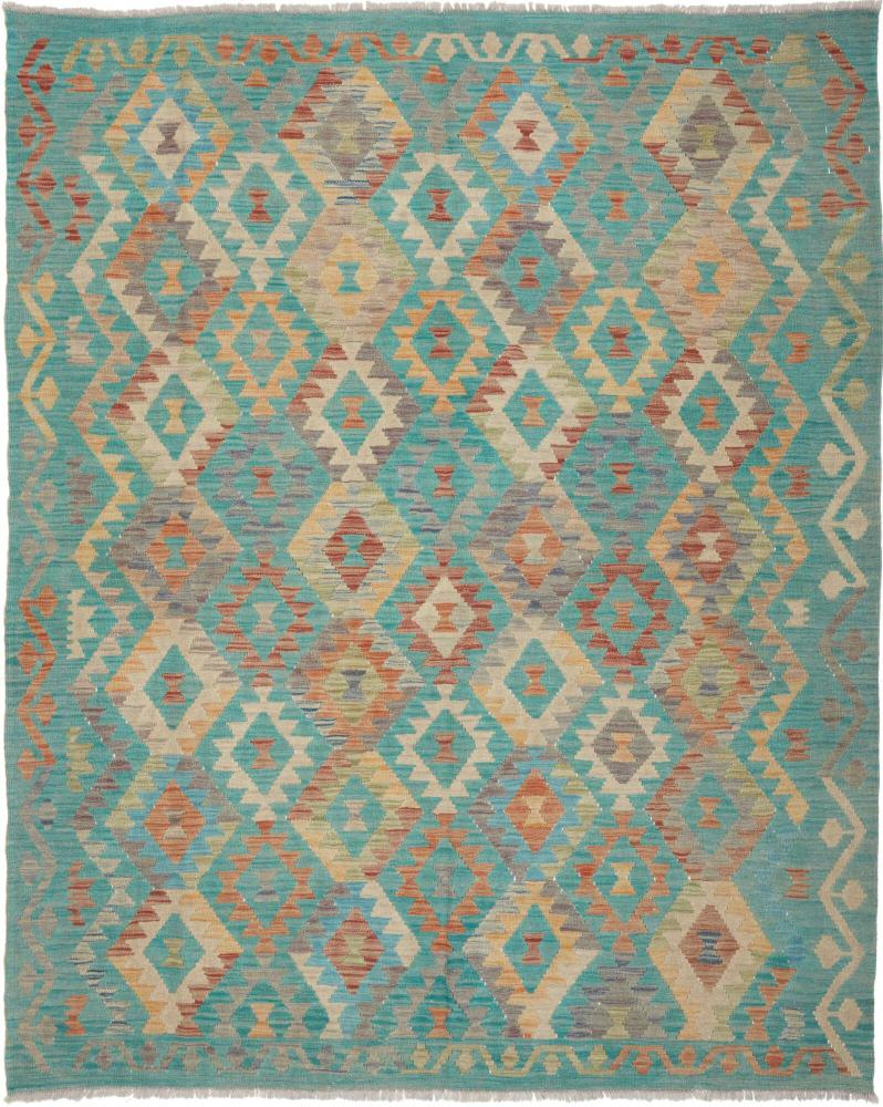 Afghanischer Teppich Kelim Afghan 6'6"x5'2" 6'6"x5'2", Perserteppich Handgewebt