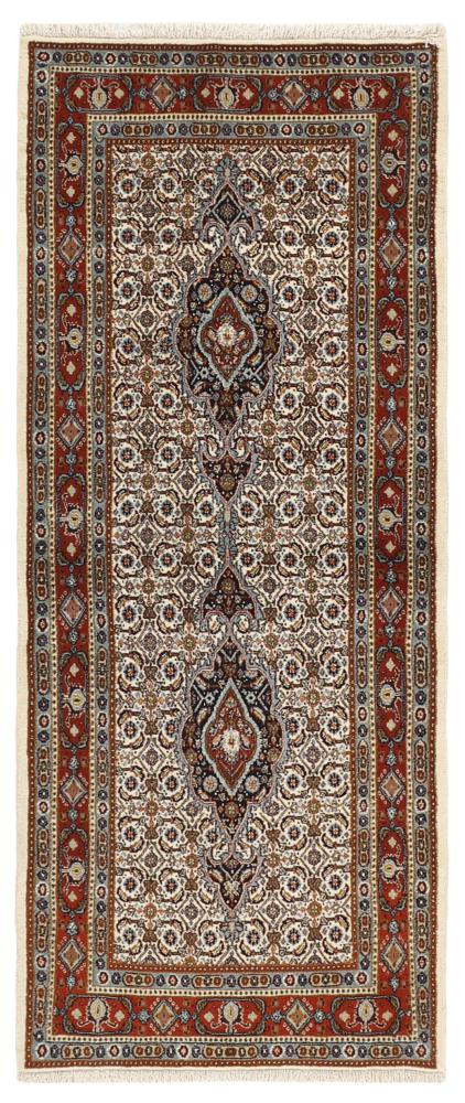 Persian Rug Moud Mahi 6'5"x2'8" 6'5"x2'8", Persian Rug Knotted by hand