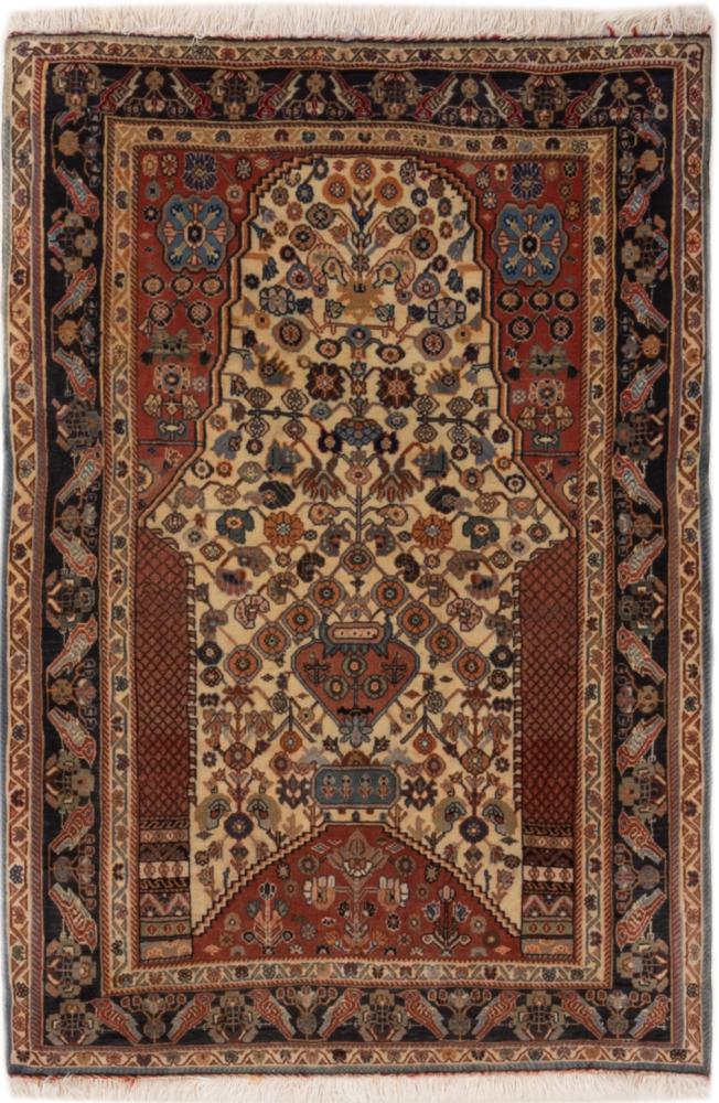 Tapis persan Ghashghai 120x92 120x92, Tapis persan Noué à la main