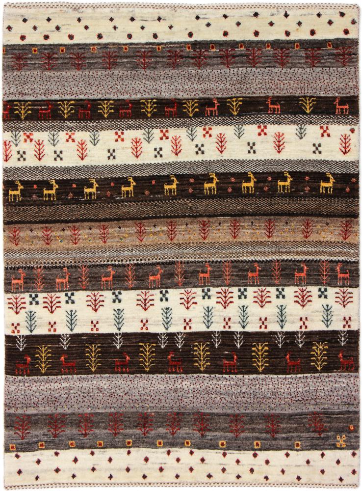 Persian Rug Persian Gabbeh Loribaft Nowbaft 134x97 134x97, Persian Rug Knotted by hand