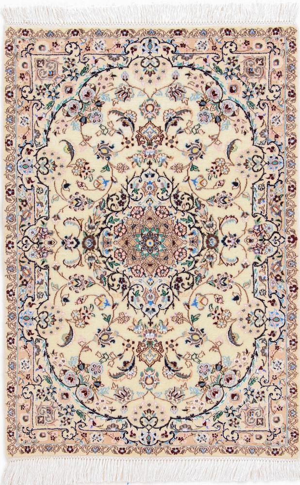 Persian Rug Nain 6La 3'7"x2'6" 3'7"x2'6", Persian Rug Knotted by hand