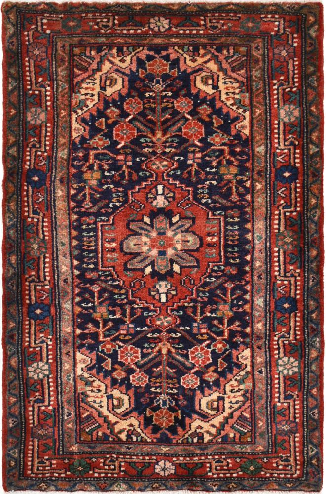 Persisk tæppe Hamadan 101x65 101x65, Persisk tæppe Knyttet i hånden