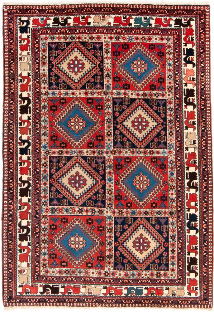 Persialainen matto Yalameh 207x146 207x146, Persialainen matto Solmittu käsin
