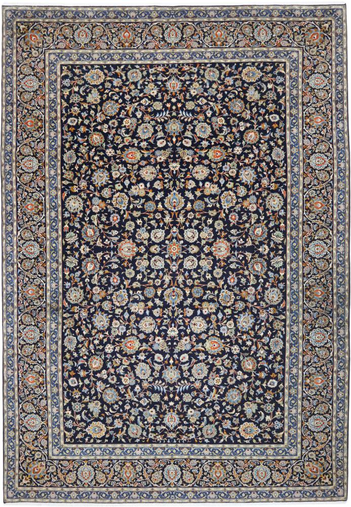 Persian Rug Keshan Antique 14'2"x9'10" 14'2"x9'10", Persian Rug Knotted by hand