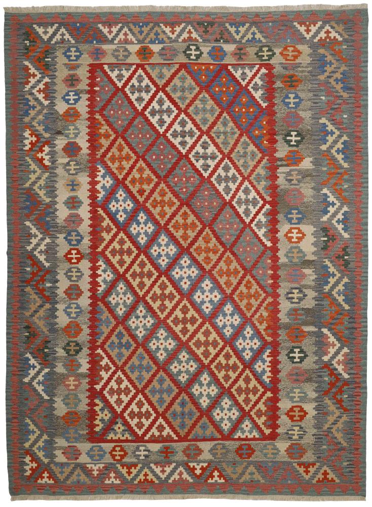 Tapis persan Kilim Fars 394x302 394x302, Tapis persan Tissé à la main