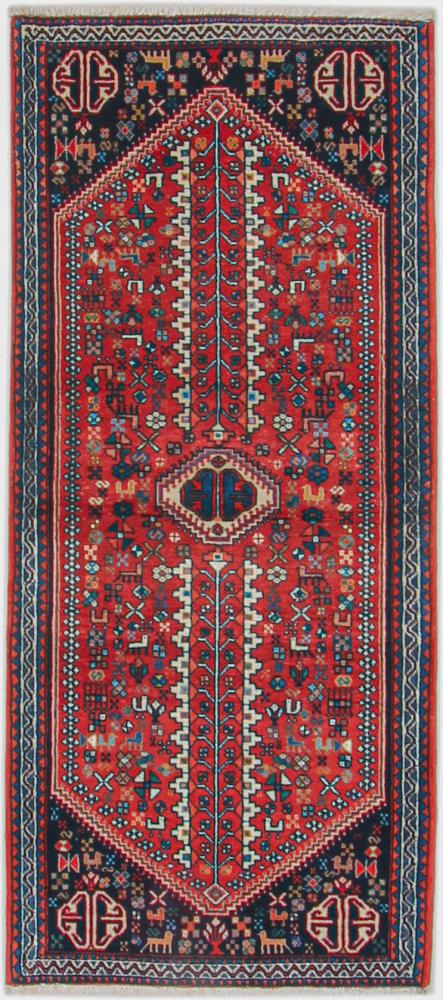  ペルシャ絨毯 アバデ 5'1"x2'2" 5'1"x2'2",  ペルシャ絨毯 手織り