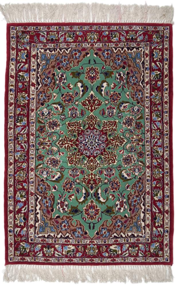 Persian Rug Isfahan Old Silk Warp 107x68 107x68, Persian Rug Knotted by hand