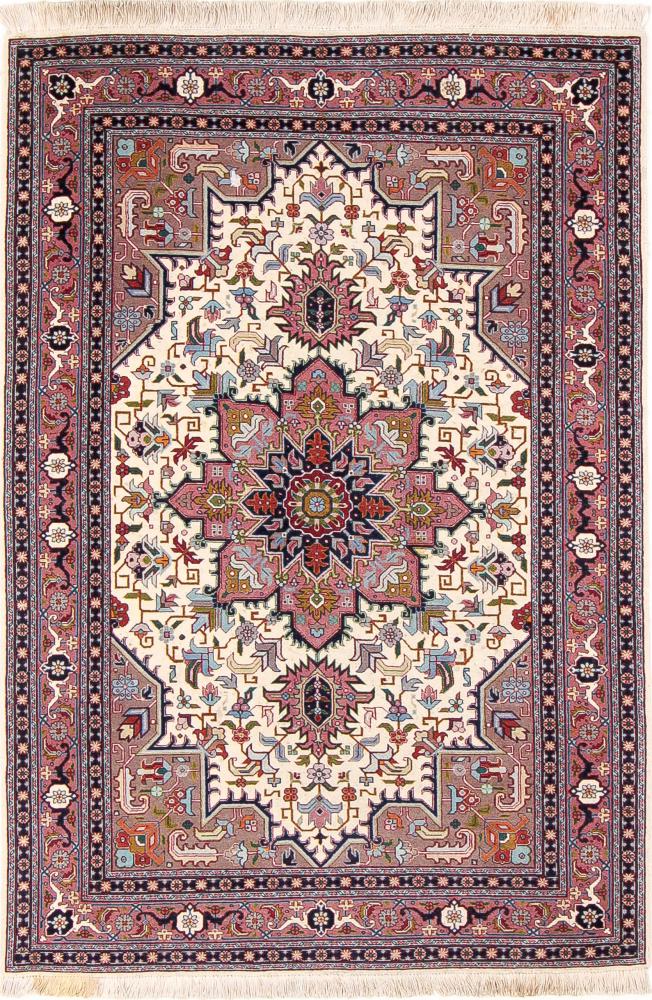 Persian Rug Tabriz 50Raj 146x106 146x106, Persian Rug Knotted by hand