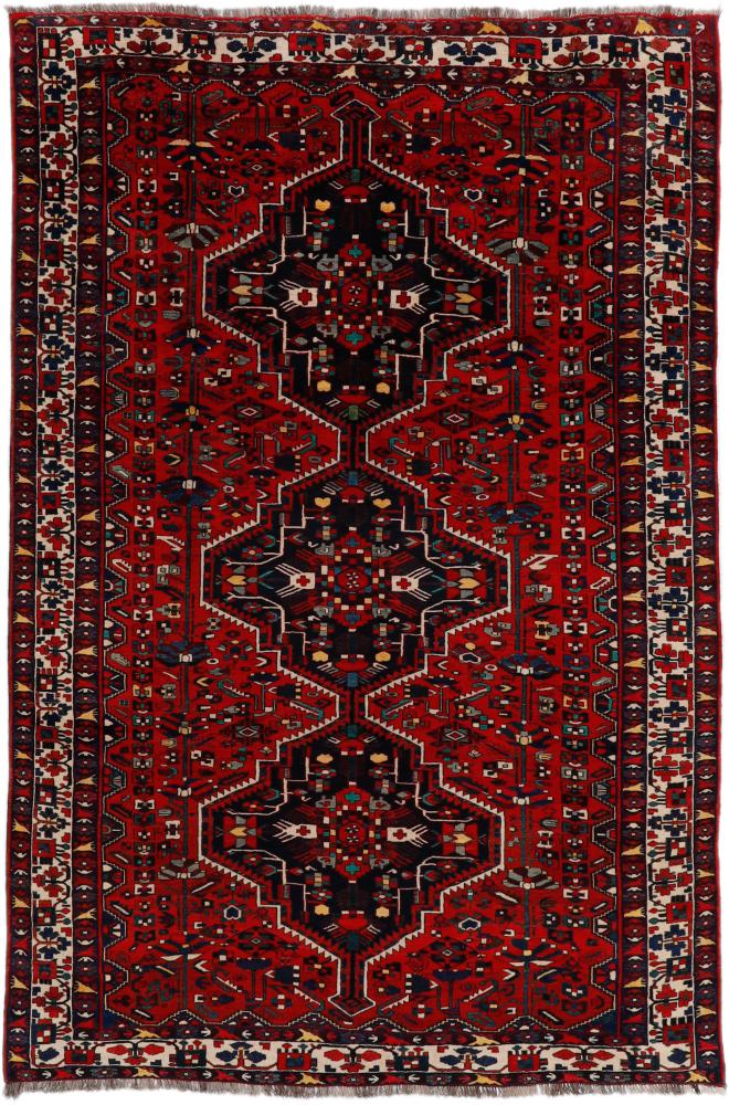 Tapis persan Shiraz 335x229 335x229, Tapis persan Noué à la main