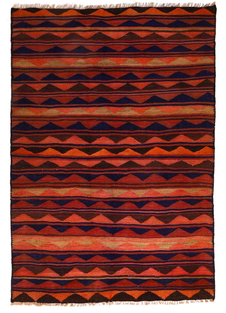 Persian Rug Kilim Fars 6'5"x4'3" 6'5"x4'3", Persian Rug Woven by hand