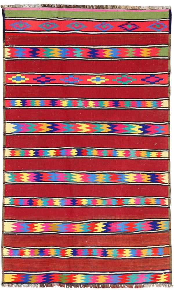 Persian Rug Kilim Fars 8'9"x4'3" 8'9"x4'3", Persian Rug Woven by hand