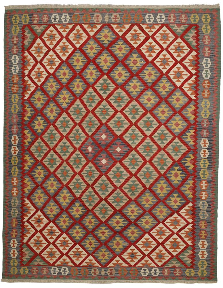 Persian Rug Kilim Fars 12'9"x9'11" 12'9"x9'11", Persian Rug Woven by hand
