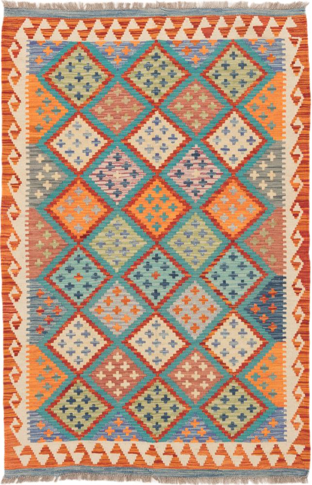 Afghansk tæppe Kelim Afghan 164x109 164x109, Persisk tæppe Håndvævet