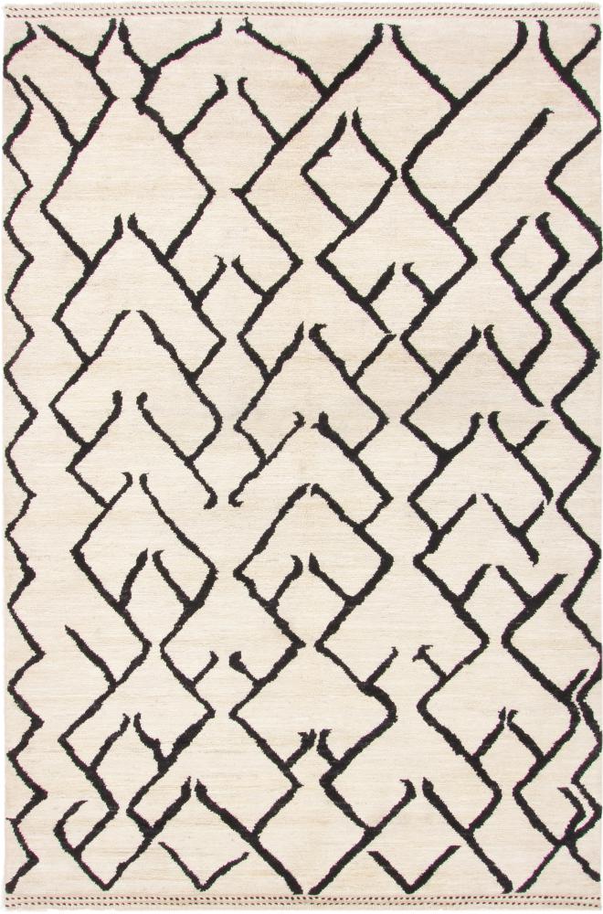 Afghansk tæppe Berber Maroccan 308x203 308x203, Persisk tæppe Knyttet i hånden